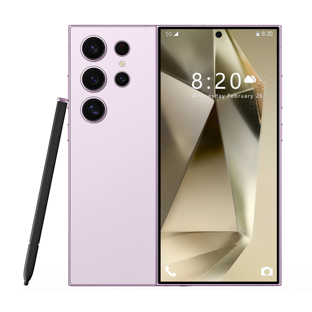 S24 Ultra Smartphone  4+64 High-end7.3Inch Large Screen Android Phone Source Work