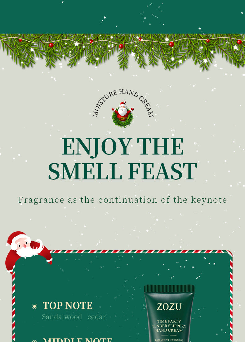 Full English Christmas Hand Cream ZOZU Moisturizing, Refreshing, and Nourishing Hand Cream Gift Set for  Wholesale