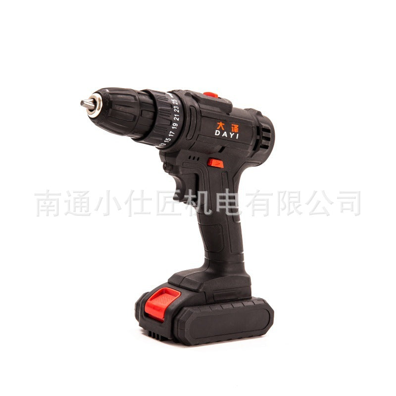 Cross-Border Dropshipping Electric Drill Set Multi-Functional Household Impact Drill Electric Screwdriver Lithium Battery Handheld Brushless Electric Drill