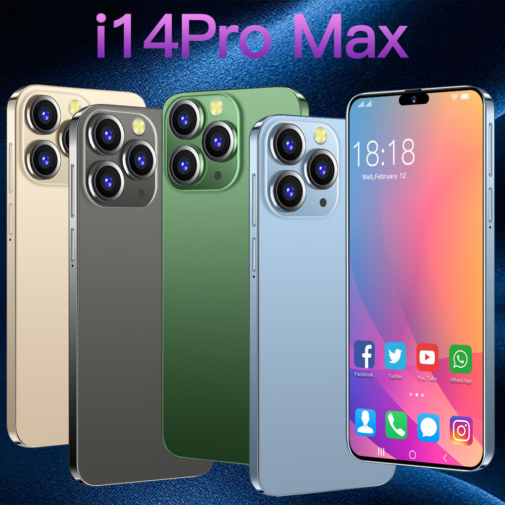 i14 ProMax Smartphone6.8Inch Full HD Screen3+64G Android4G Mobile Phone Factory In Stock Wholesale