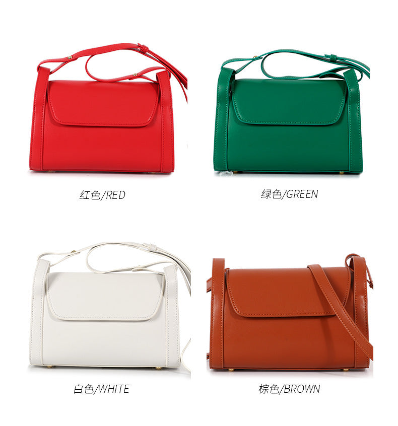 Trolis New Women's Bag2024Vintage Crossbody Bag Stylish Versatile Shoulder Bag Internet Celebrity Texture Small Square Bag