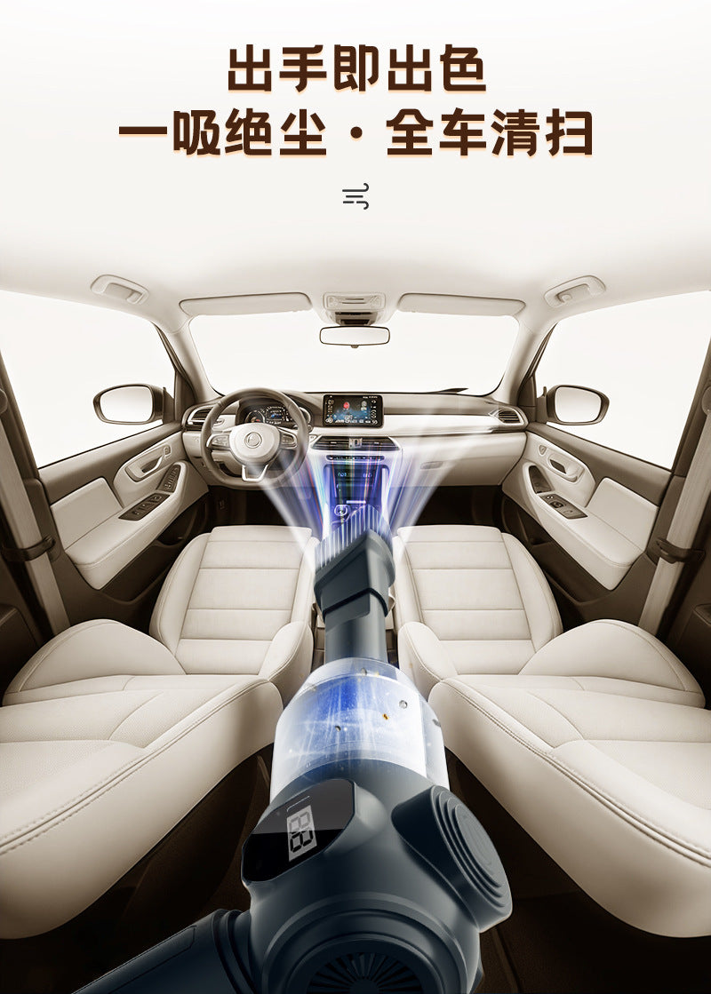 Vacuum Cleaner Car-mounted Suction and Blowing Integrated Small High-power Suction Wireless Handheld Dust Blower Household Desktop Vacuum Cleaner