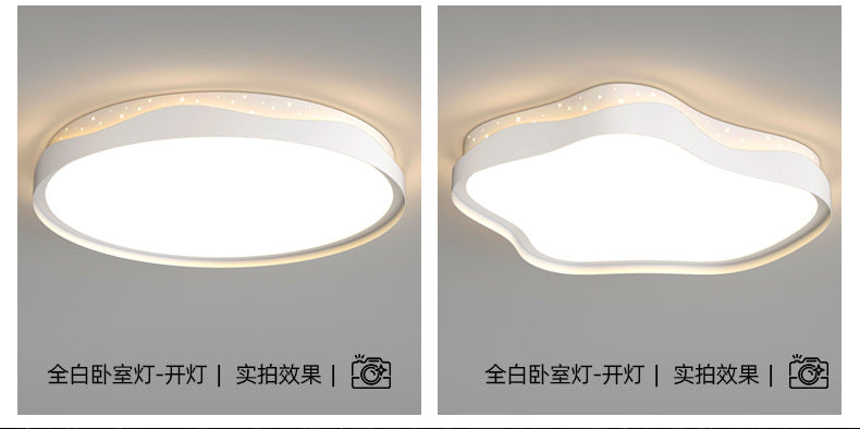 New Nordic Style Living Room Lamp for Home Use, Elegant led Ceiling Lamp Iron Art Room Lamp Creative Simple Bedroom Lamp Round Shape