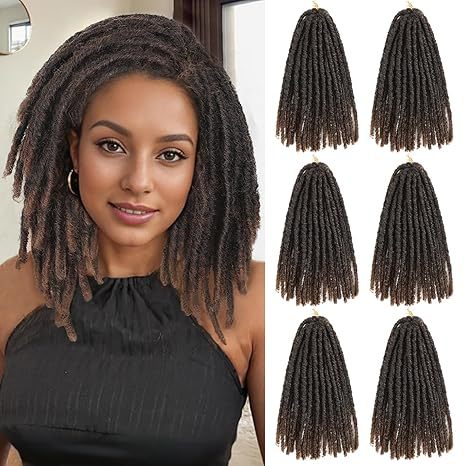 Europe and america cross border TEMU African Synthetic Hair Straight Gypsy Wig Hollow Braid straight Faux Locs