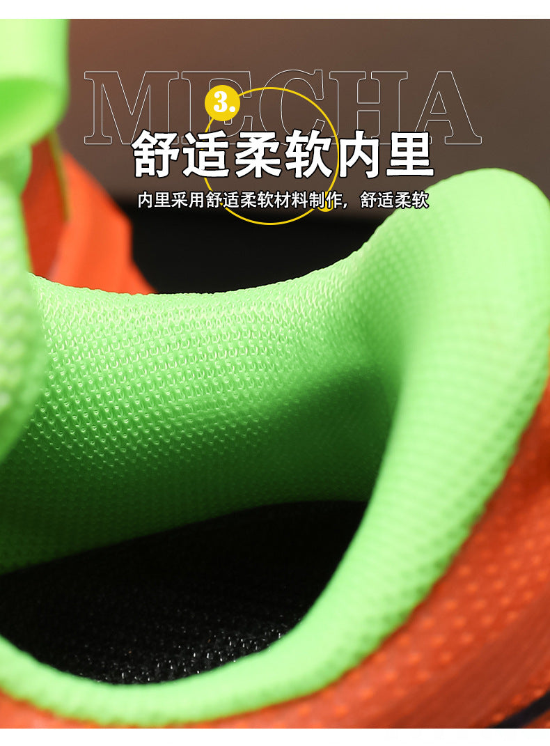 Red Rabbit9PRO Children's Fashion Casual Rotating Buckle Sports Shoes for Girls Lightweight Non-Slip Wear-Resistant Running Shoes for Boys