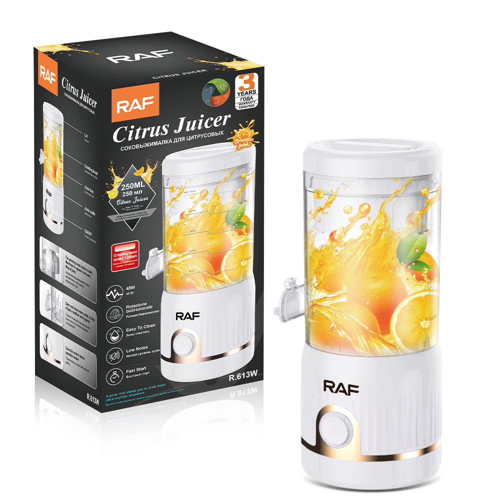 RAF EU Standard Household Lemon Orange Juicer Freshly Squeezed Orange Juicer Automatic Juicer Small Portable Electric613