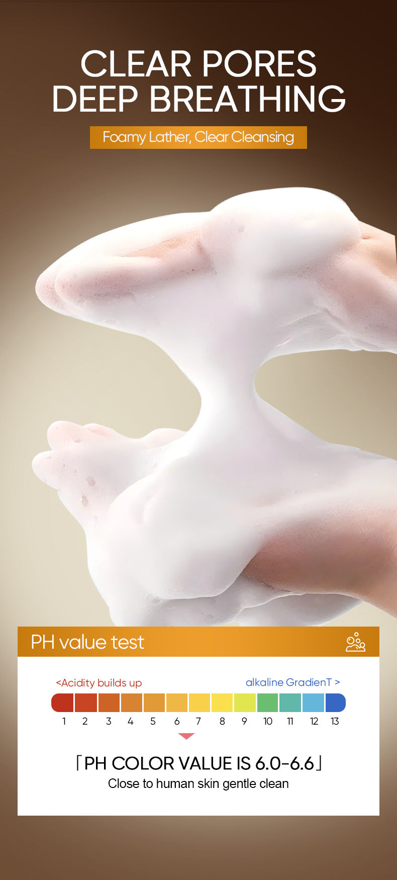 Turmeric Antioxidant Cleanser BIOAOUA Facial Cleansing Cleanser Cross-Border Foreign Trade Wholesale