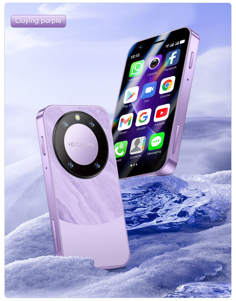 Hot Sale F8 Pro Mini Mobile Phone Dual Sim Quad Core Google Store Android Smart Small Phone(Popular)