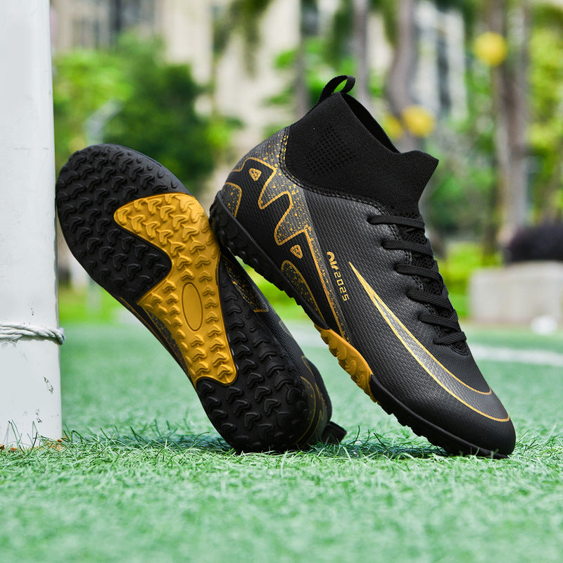 Assassin15Men's Football Shoes for Primary and Secondary School Students and Teenagers AG Spike tf Broken Nail Adult Competition Training Shoes