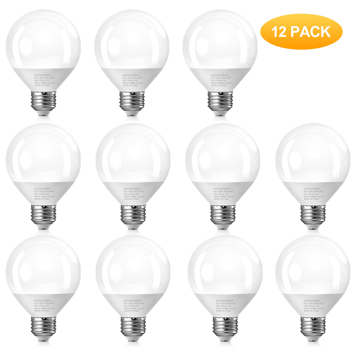 G25Floodlight Bulb E26Light Bulb Mirror Light LED Filament Bulb Vintage Decorative Bulb Edison Bulb
