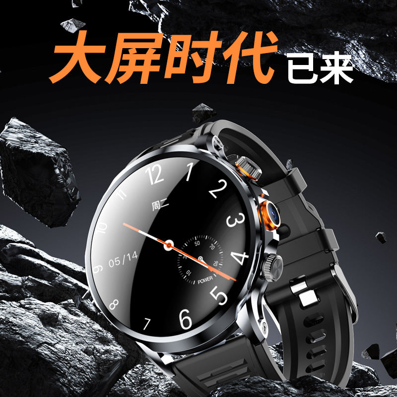 H18Curved Screen4g Plug-in Smart Watch Large Screen Large Memory Global Communication smartwatch Android Phone