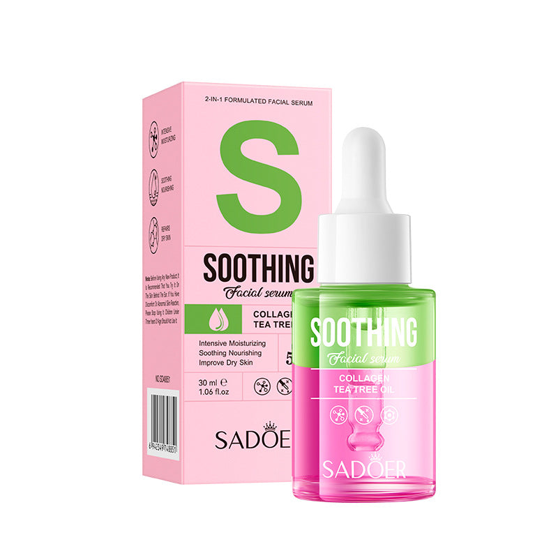 Cross-border Grape Seed Oil Centella Asiatica Double Layer Essence30ml Skin care essence liquid wholesale from foreign trade manufacturer