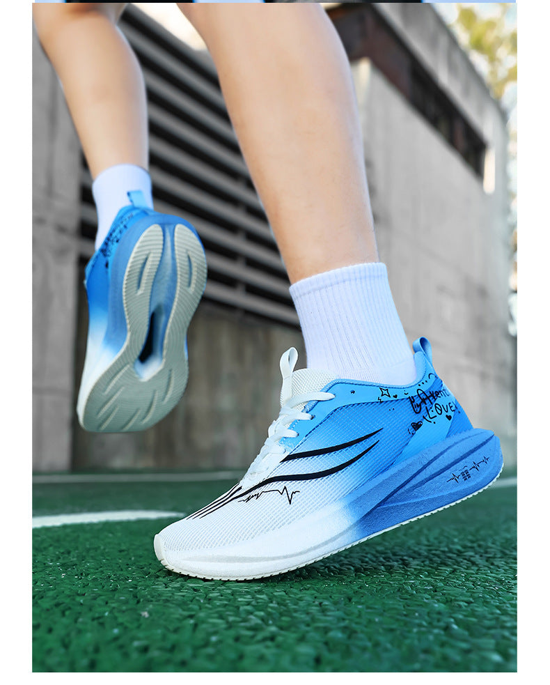 Autumn Winter New Style Feidian Carbon Plate Cushioning Rebound Sports Shoes Casual Fashion Men's Shoes Couple Breathable Comfortable Running Shoes