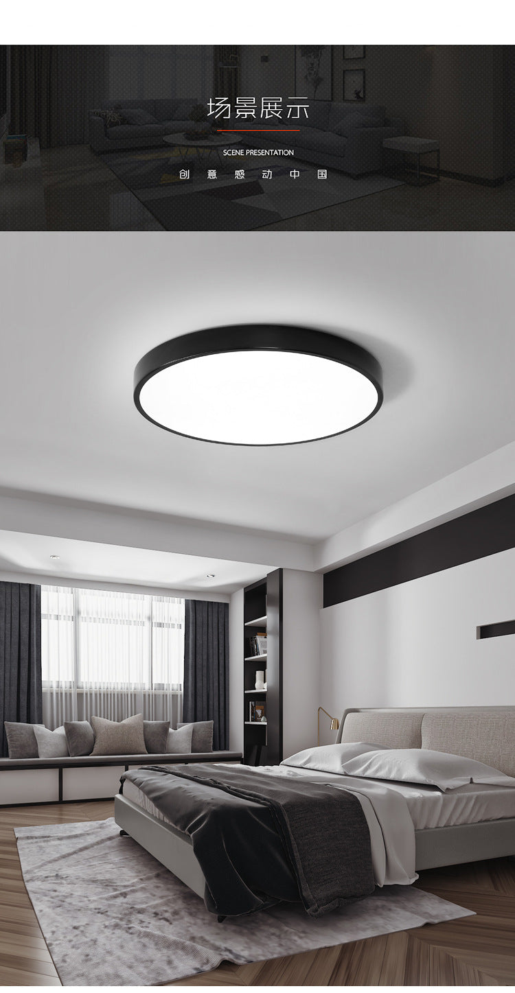 led Round Bedroom Living Room Lamp Nordic Modern Simple Room Corridor Lamp Macaron Ceiling Lamp