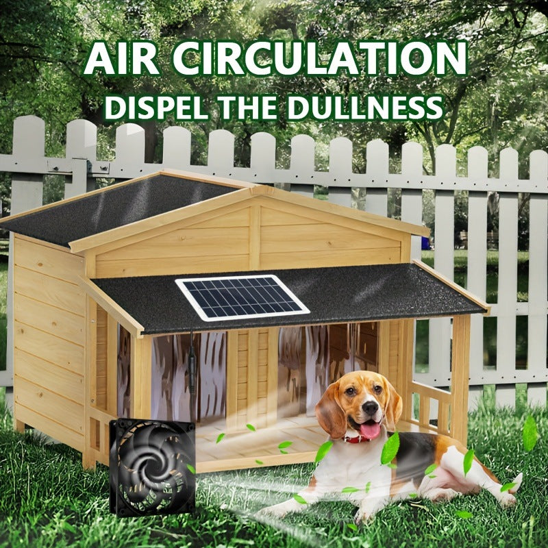 Direct Sales Solar Panel Exhaust Fan Portable Energy-Saving Solar Exhaust Fan Chicken House Deodorization Exhaust Ventilation