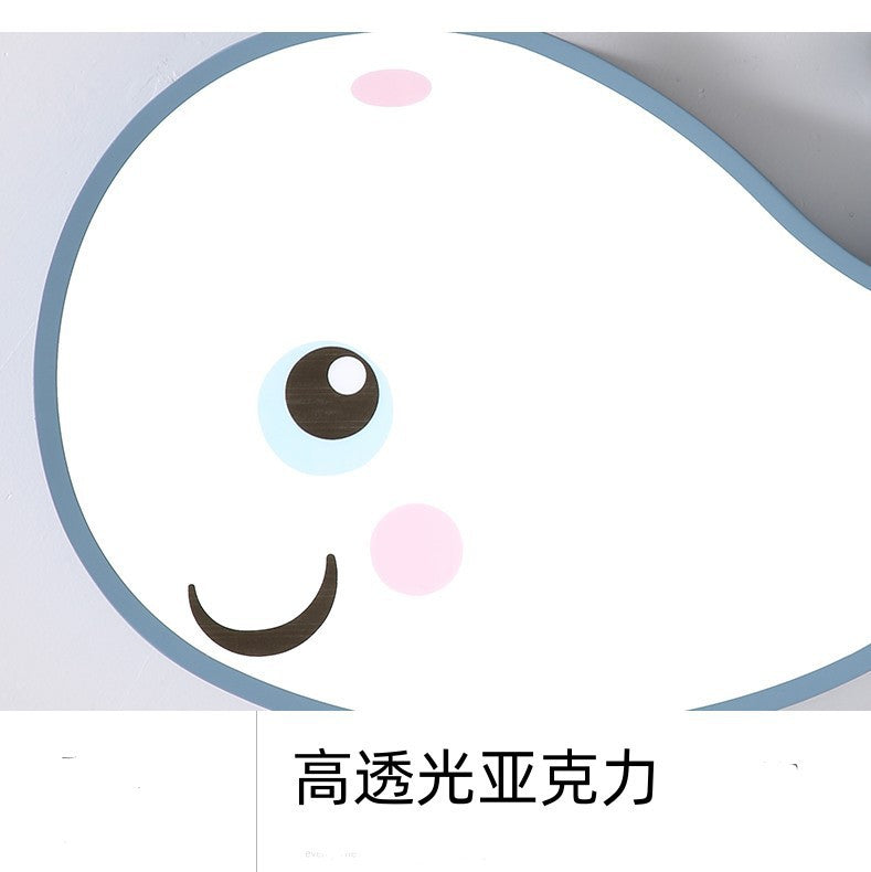 Nordic Style Simple Bedroom Light LED Ceiling Lamp Whale Creative Personality Study Room Cozy Modern Dining Room Lighting