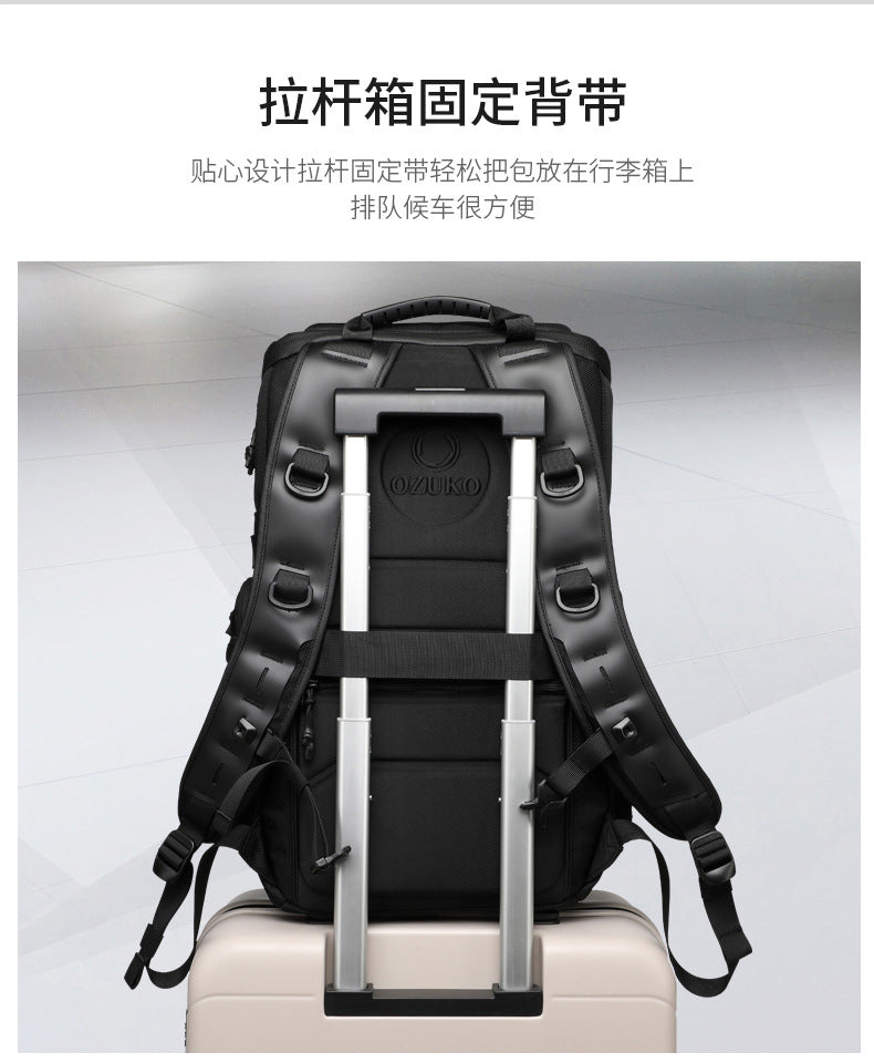 OZUKO Tactical Backpack Men's Computer Bag Waterproof Camouflage Large Capacity Outdoor Sports Cycling Commuting Backpack