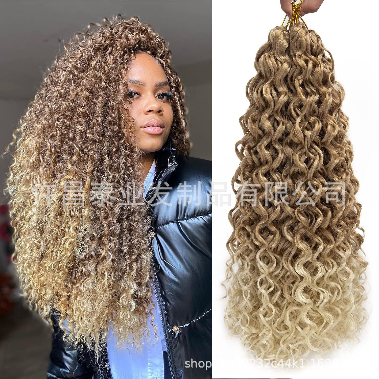 European and American Foreign Trade Cross-Border Wig African Curl Dreadlocks Crochet Hair GoGo Curl Crochet Hair Wig