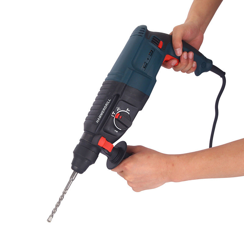 New Electric Drill Impact Drill Multi-Function Integrated Concrete Industrial Grade High-Power Electric Hammer26Wholesale Electric Hammer