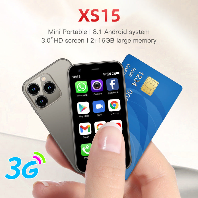 Specially designed for mobile phones XS15Smartphone Dual SIM Mini2+16G Android3G Small Mobile Phone Wholesale