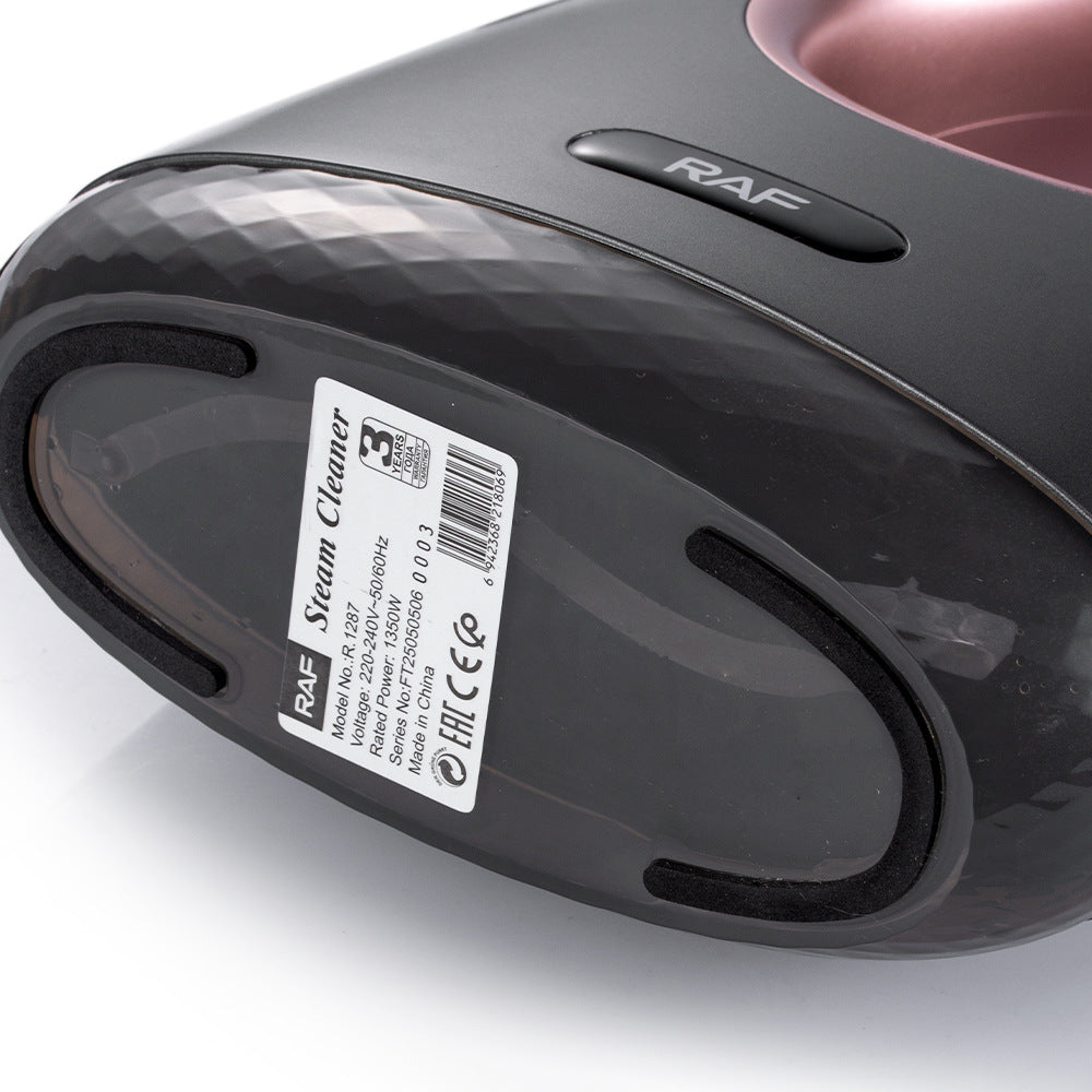 RAF EU Plug Handheld Small Portable Vertical Multi-Functional Steam Cleaner Wipe Household Steam Cleaning Brush