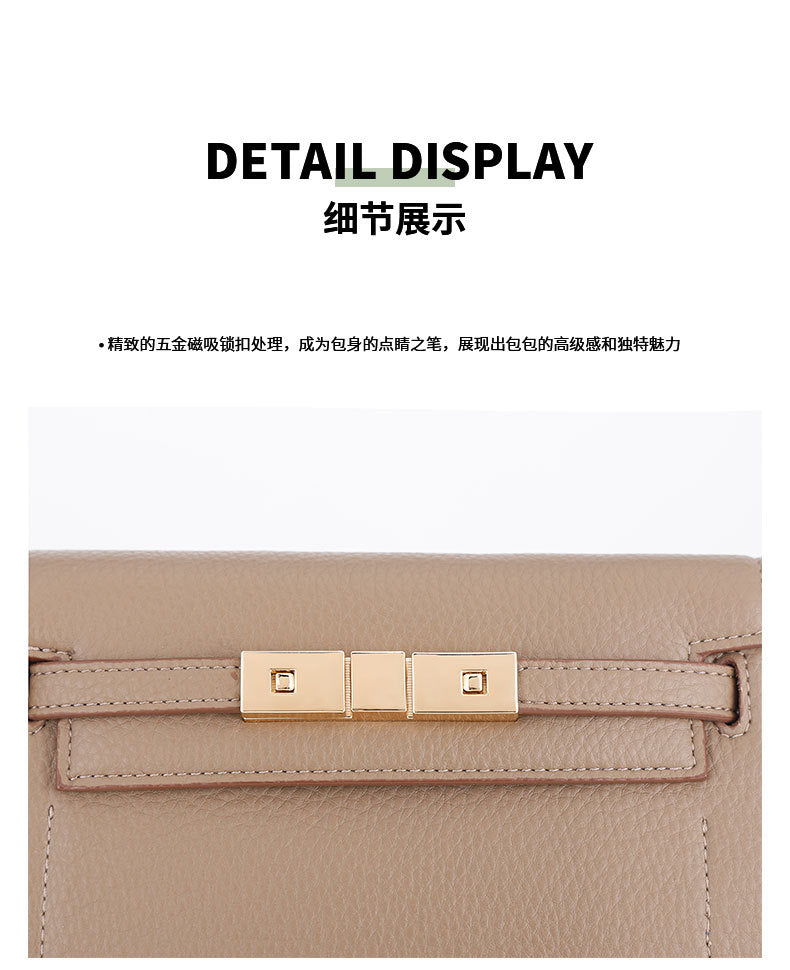 Original Design2024Autumn New Niche Versatile Crossbody Women's Textured Fashion Trendy Shoulder Bag