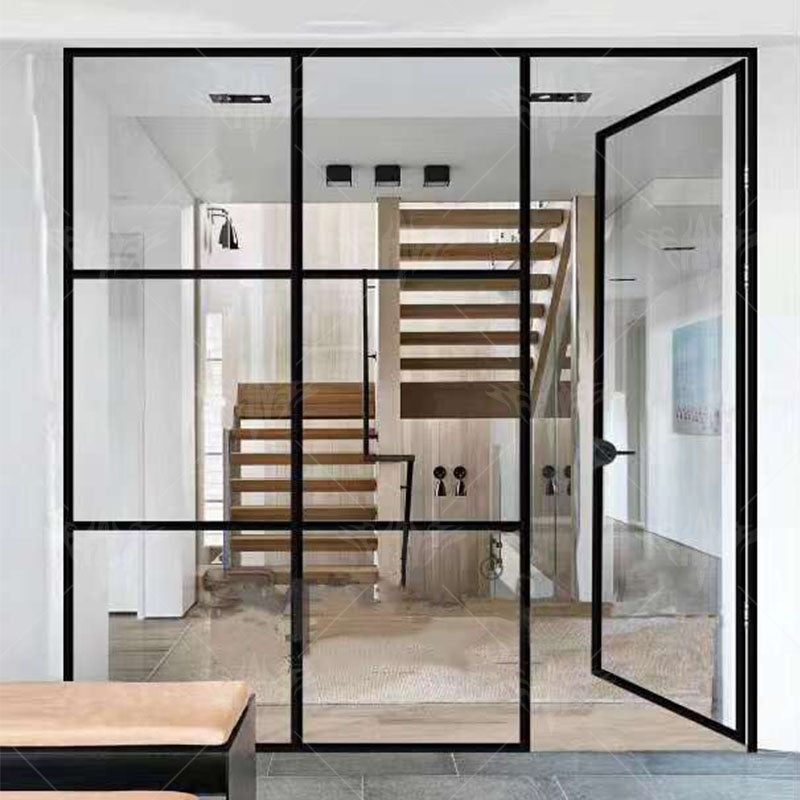 Glass Casement Doors Aluminium Frame for Strong Corrosion Exquisite Workmanship Superior Quality and Good Price