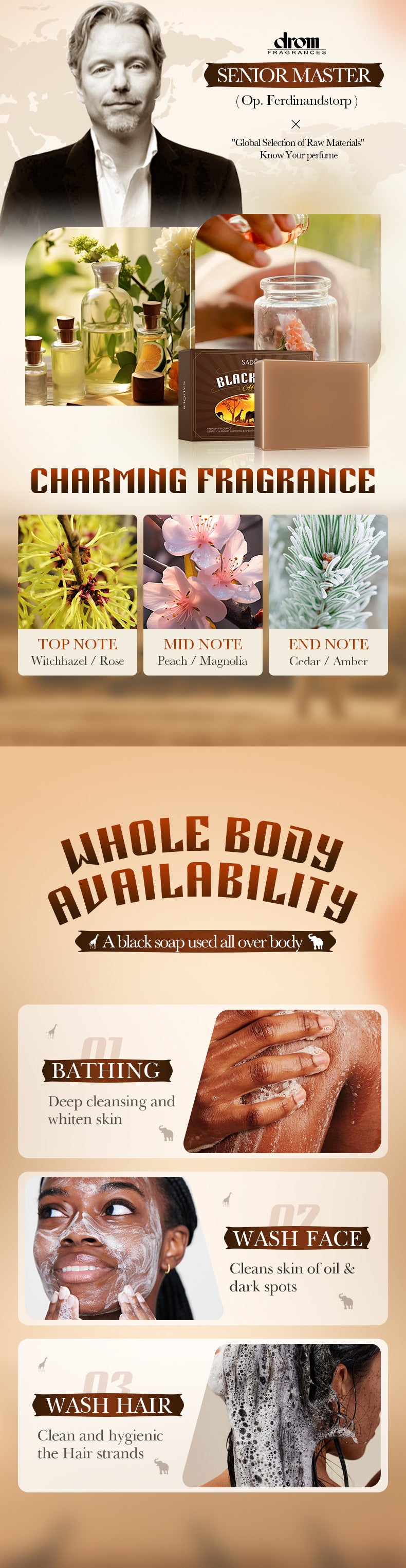 African Handmade Essential Oil Soap100g Deep Cleansing Body Handmade Soap Export Manufacturer Wholesale