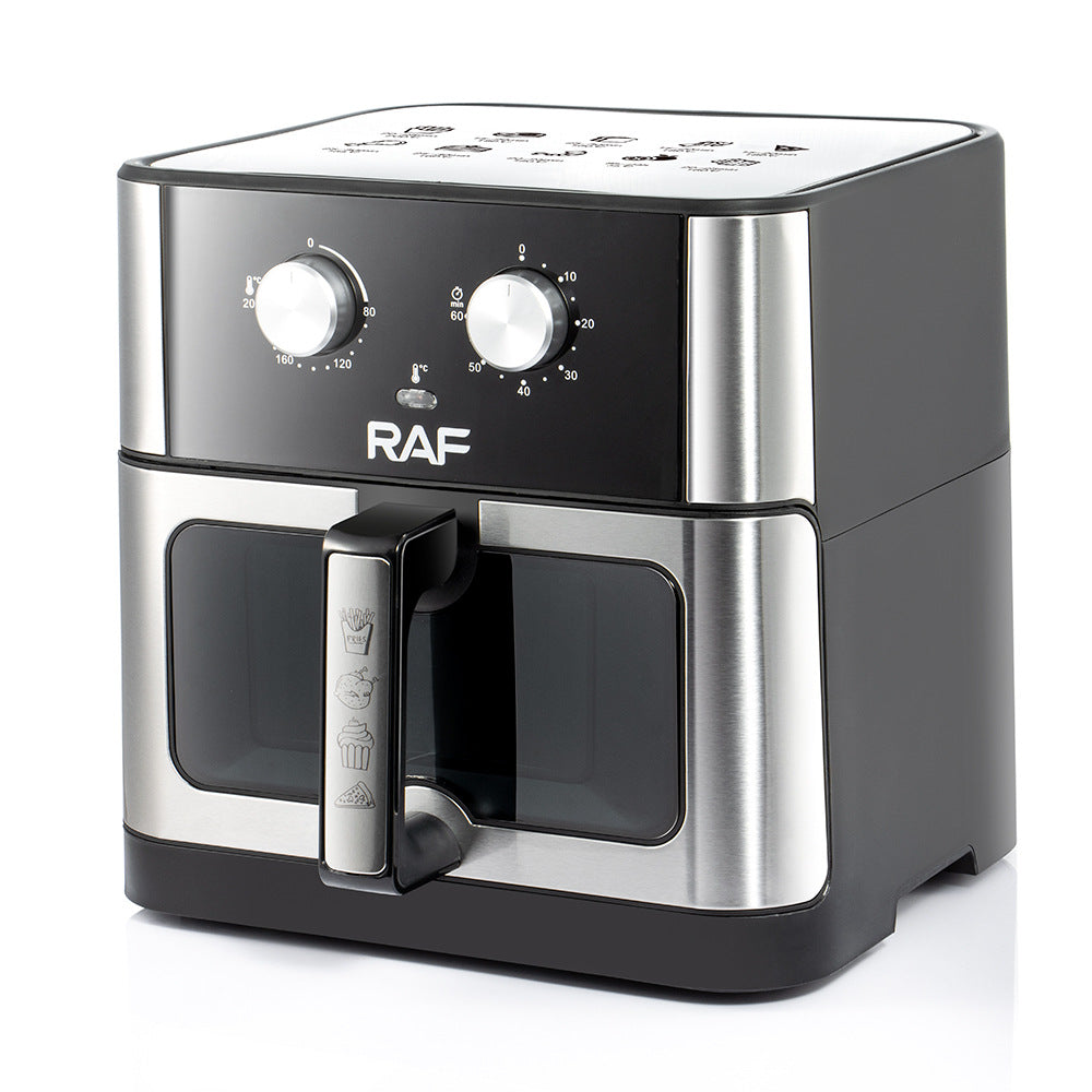 RAF European Standard Household Oil-Free Large Capacity Air Fryer Multi-Functional Smart Oven French Fry Fryer10L