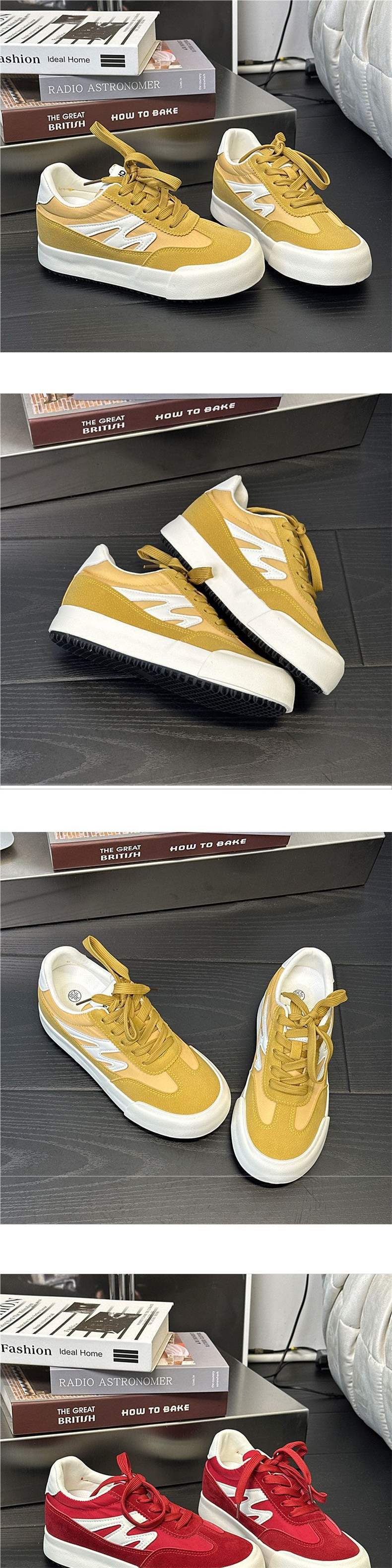 5.5cm Invisible Height Increasing German Training Shoes2025New Year's New Versatile Basic Casual Women's Shoes