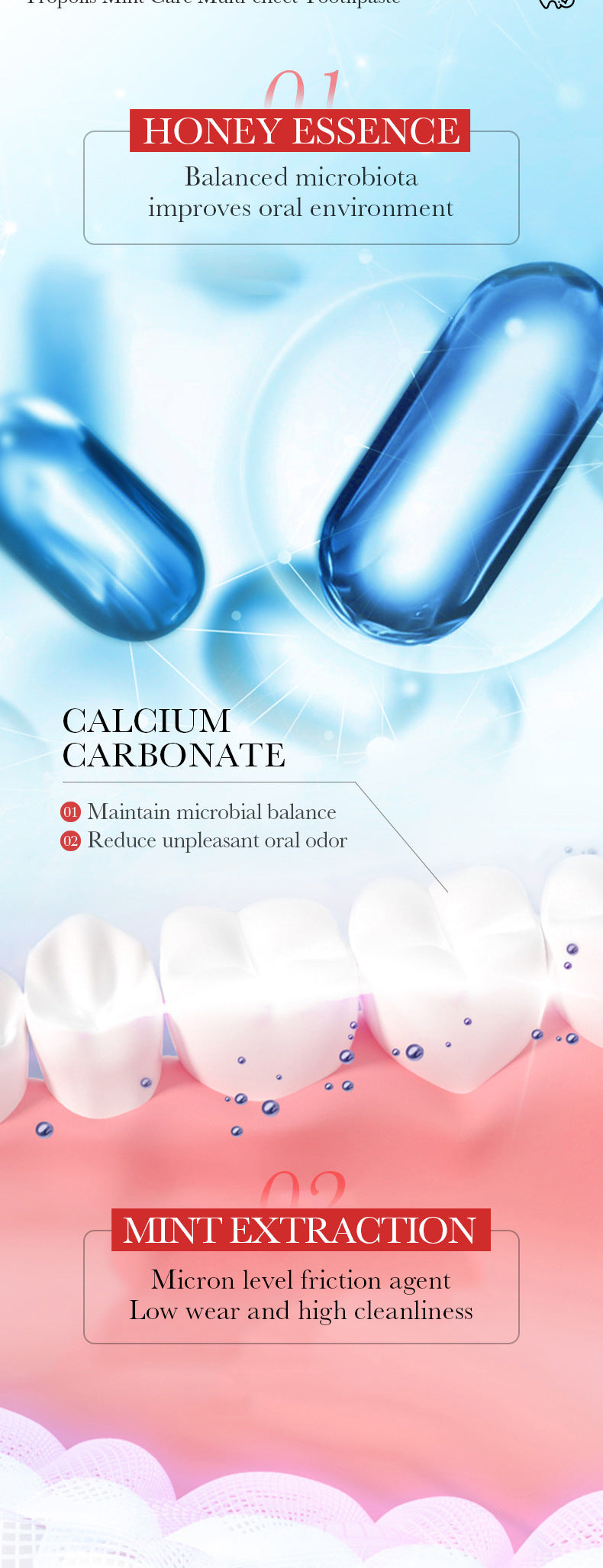 Full English Mint Toothpaste100gSADOER Propolis Sea Salt Ginger Cleans Tartar Strengthens Teeth  Wholesale