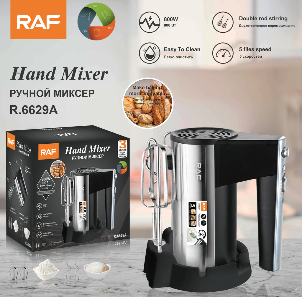 European standard handheld electric whisk for home use5Adjustable Speed High-Power Egg Beater and Cream Mixer