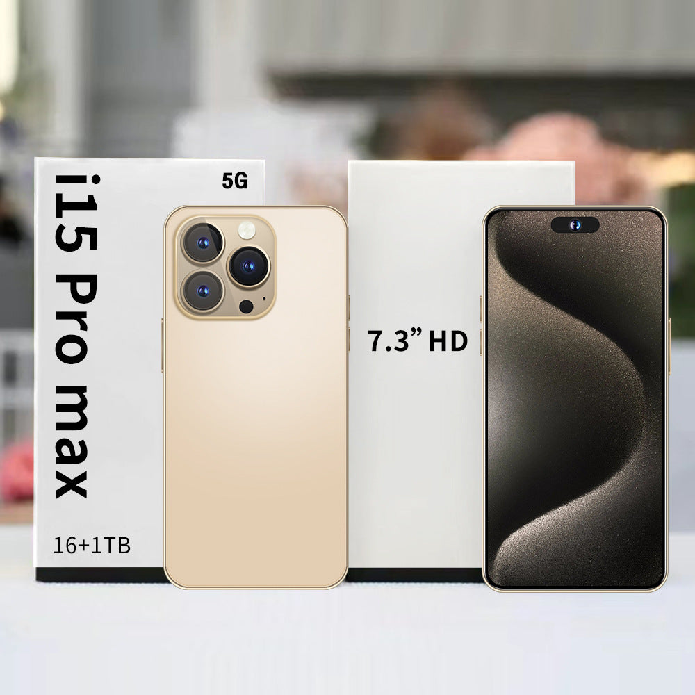 i15Promax Mobile Phone4G All Netcom6+128G Smartphone6.8Wholesale of High-Definition Large Screens