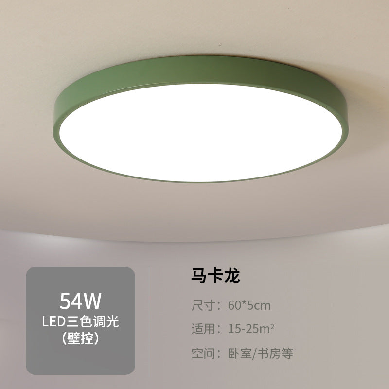 led Ceiling Light Round Bedroom Room Light Nordic Macaron Home Dining Room Study Hallway Balcony Lighting