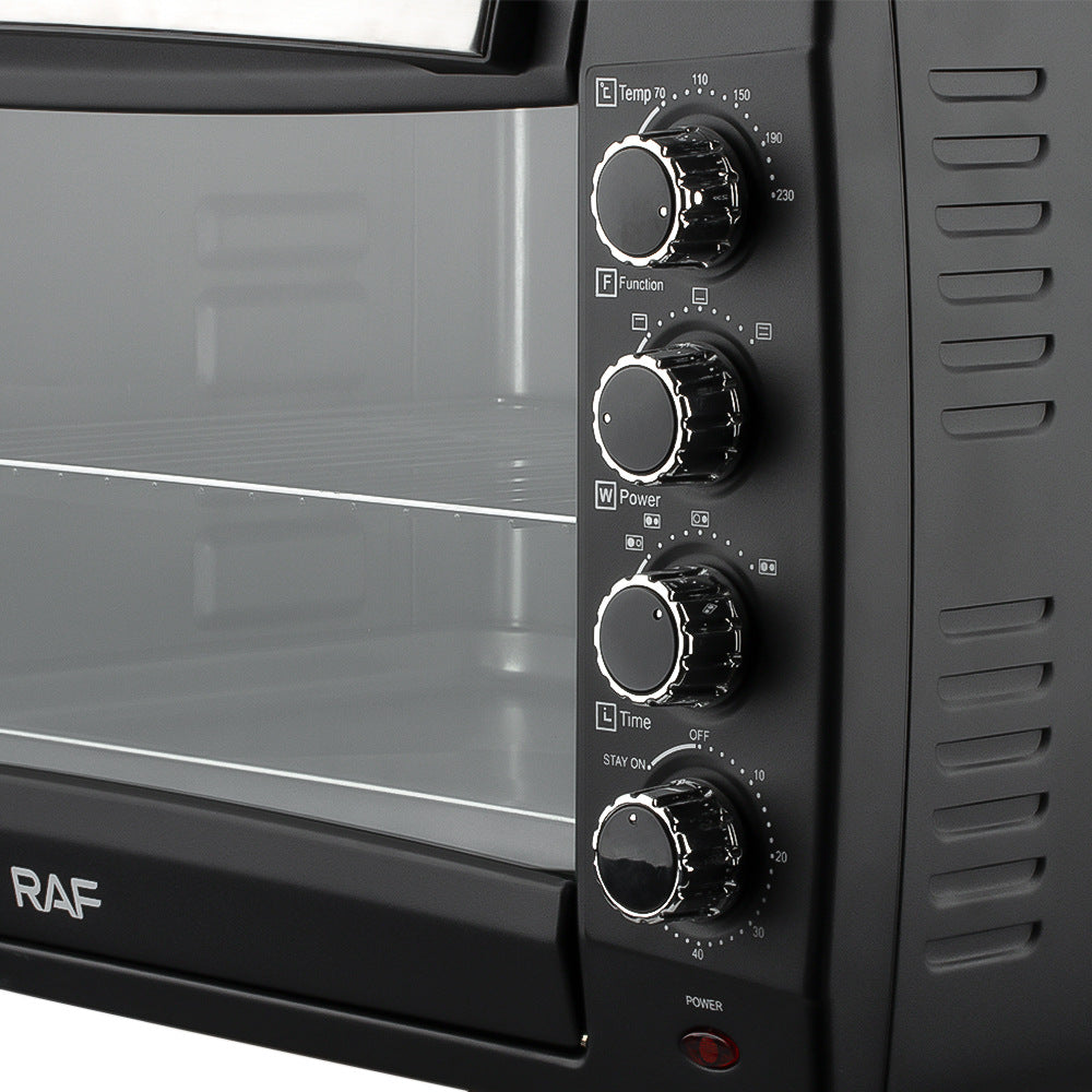 RAF European Standard 2-in-1 Multifunctional Electric Oven Household Kitchen Appliance for Baking Cakes and Stir-frying55L