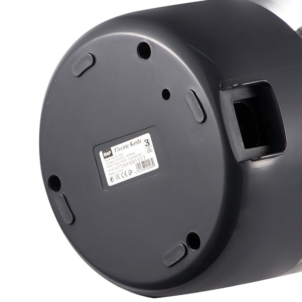 RAF European Standard Transparent Glass2.5L Electric Kettle Automatic Large Capacity Multi-Functional Kettle Overheat Protection