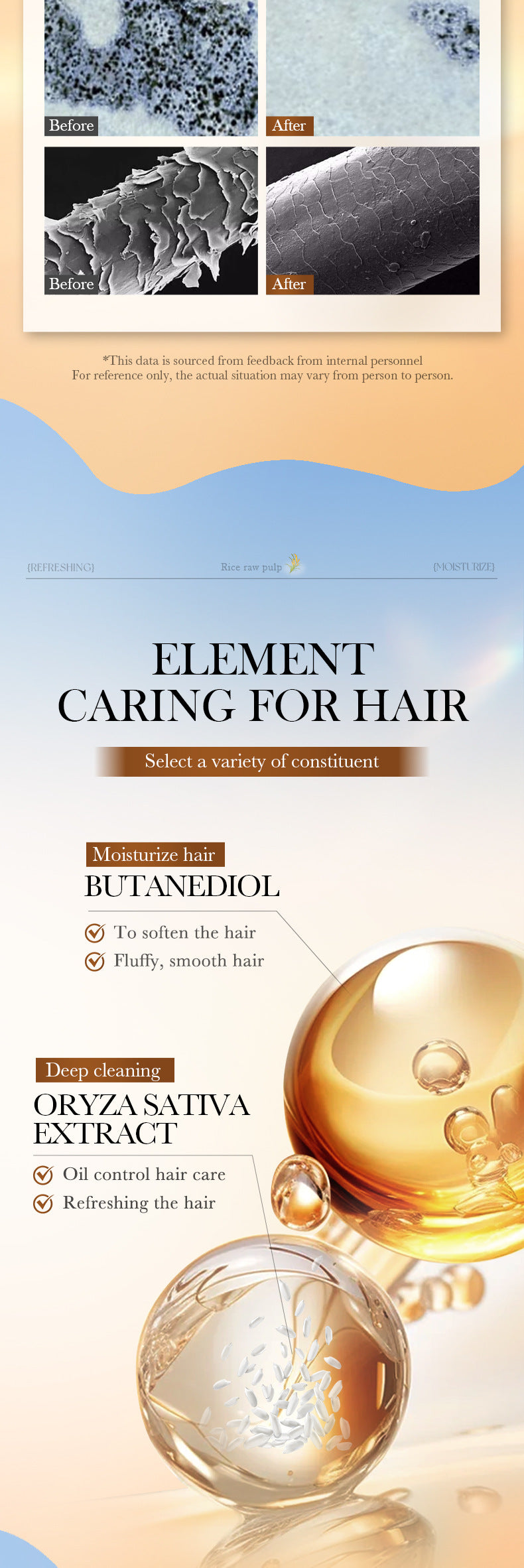 Cross-border Rice Puree Shampoo Soap60g Refreshing and Voluminous Deep Clean Shampoo Wholesale from Foreign Trade Manufacturer