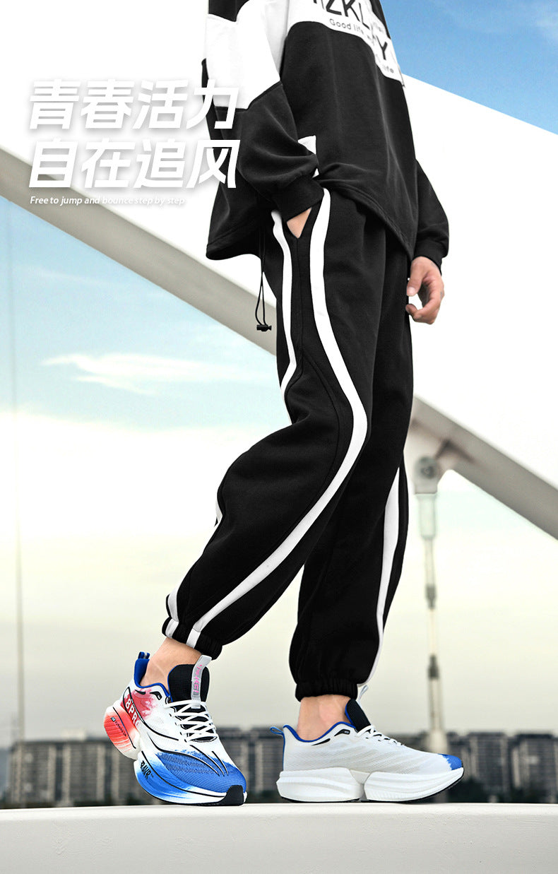 Red Rabbit8pro Carbon Plate Running Shoes Autumn Mesh Ultra-light Breathable Sports Shoes Men and Women Couples All-match Casual Running Shoes