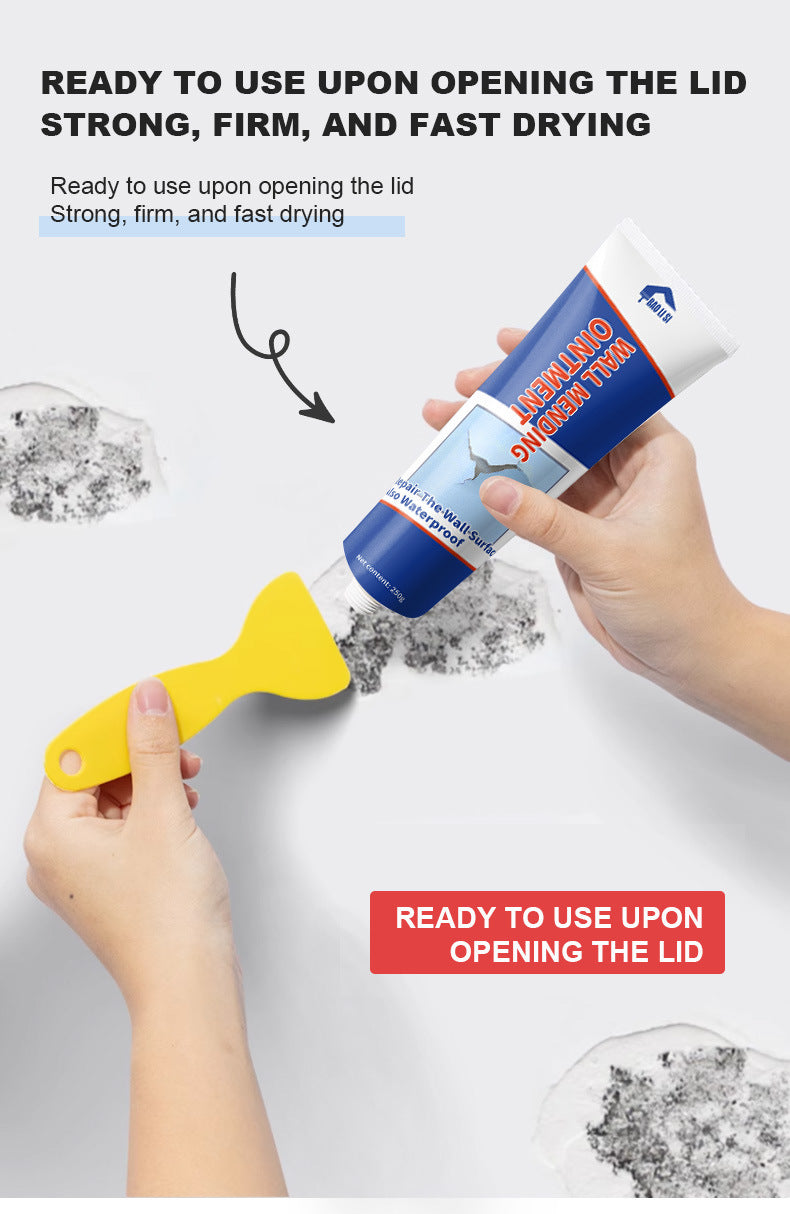 Wall Repair Paste Household Waterproof White Wall Repair Paste Nail Hole Crack Putty Paste Manufacturer Wall Renovation