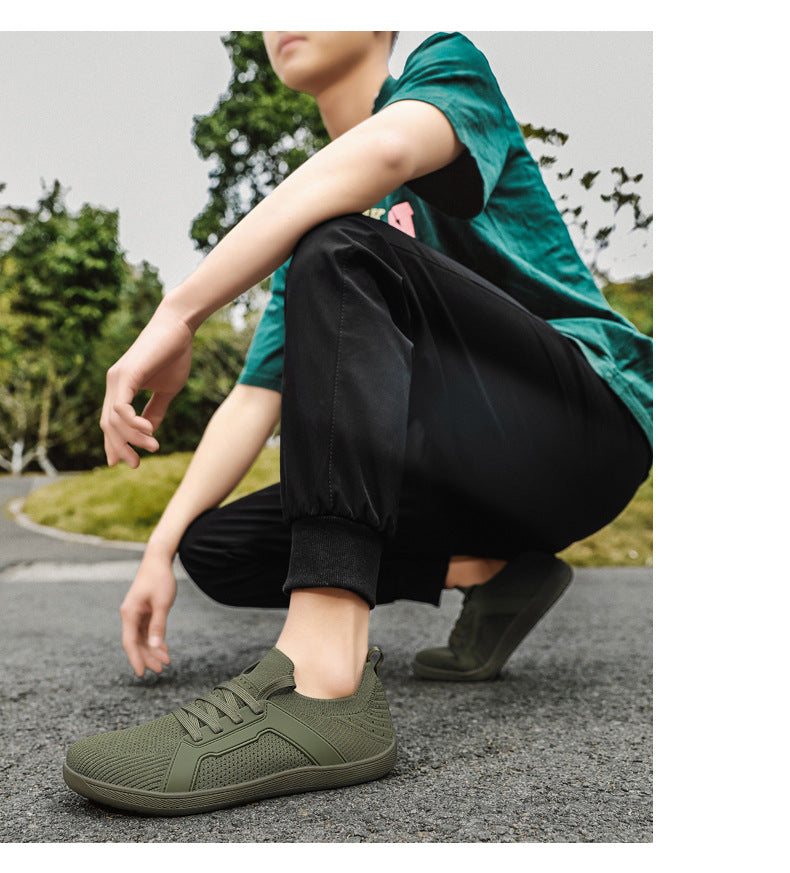 Wide Toe Large Size Lightweight Casual Shoes Hiking Fitness Cycling Running Shoes Soft Sole Breathable Sports Shoes