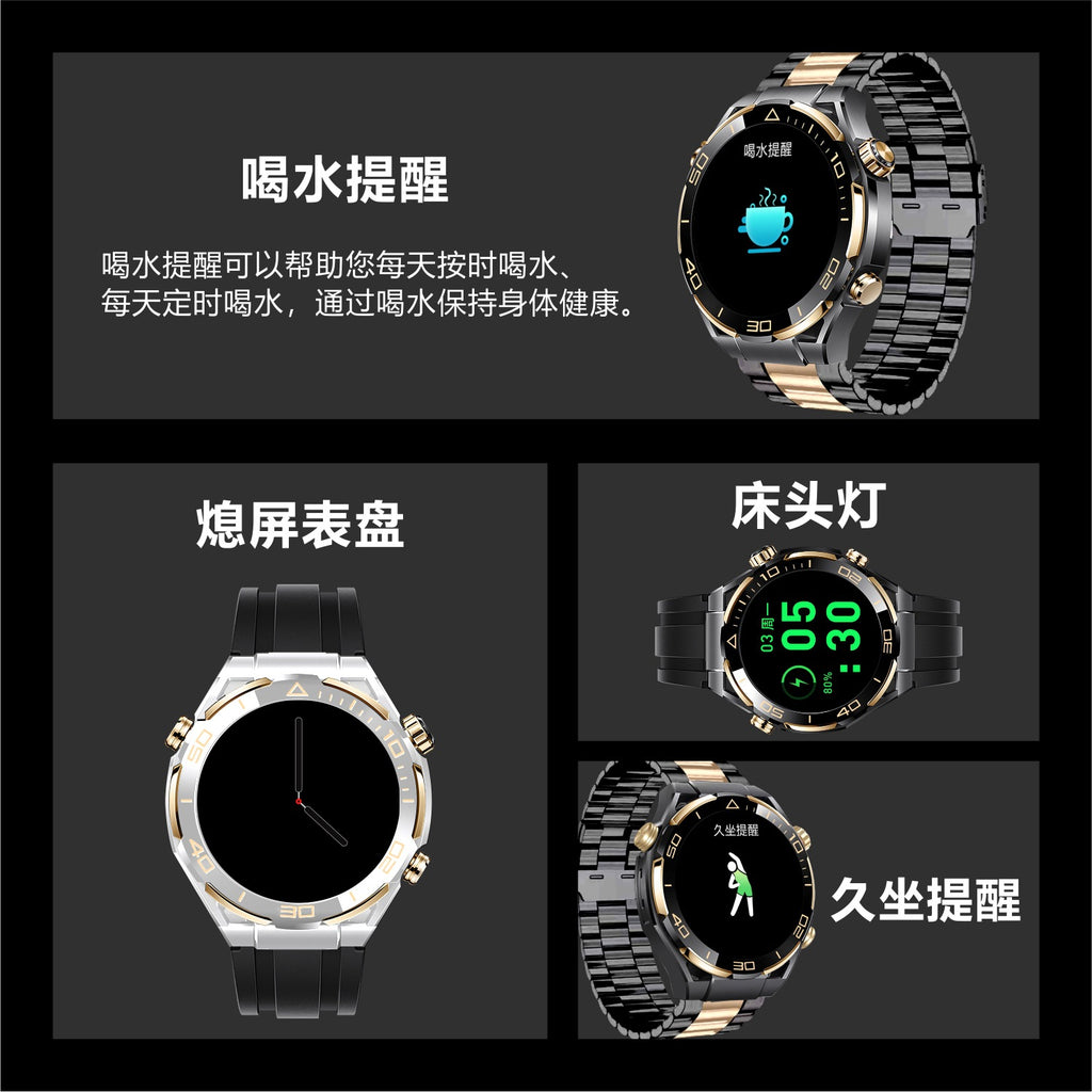 S30 Max Smart Watch1.52inch Bluetooth Call Heart Rate Step Count Sleep Monitoring Local Photo Album+Music