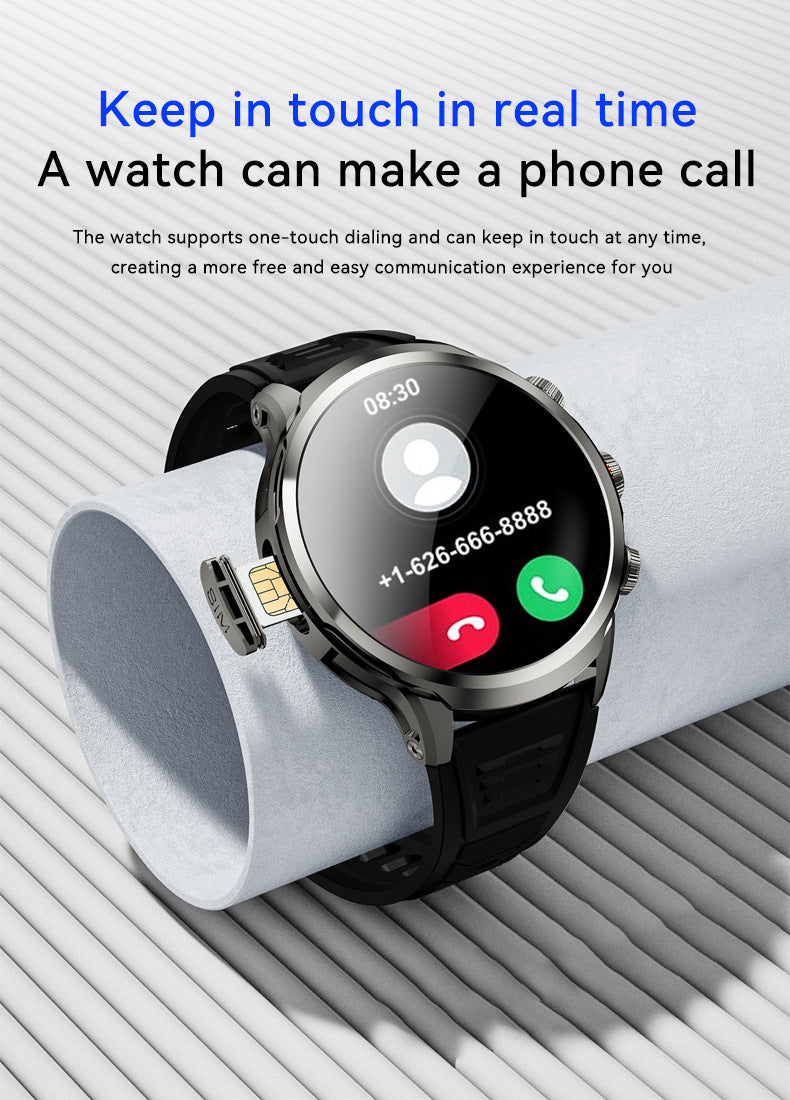 H18 Pro Smart Watch5G SIM Card Global Communication Google APP Download Rotating Camera Video Call Photo