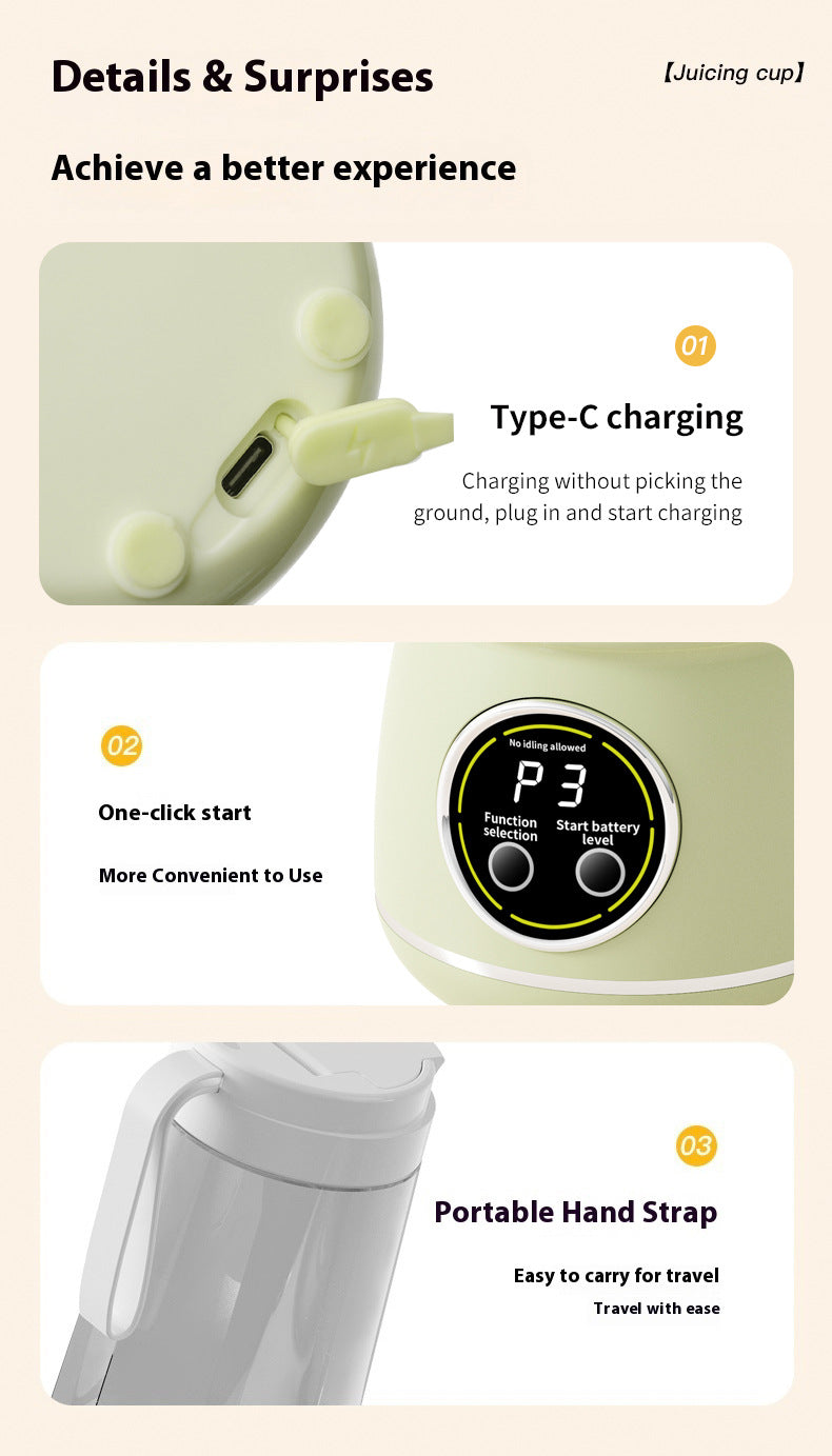 New Product Juicer Orange Juice Extractor Pulp Juice Separation Portable Multifunctional Electric Small Juice Orange Juicer