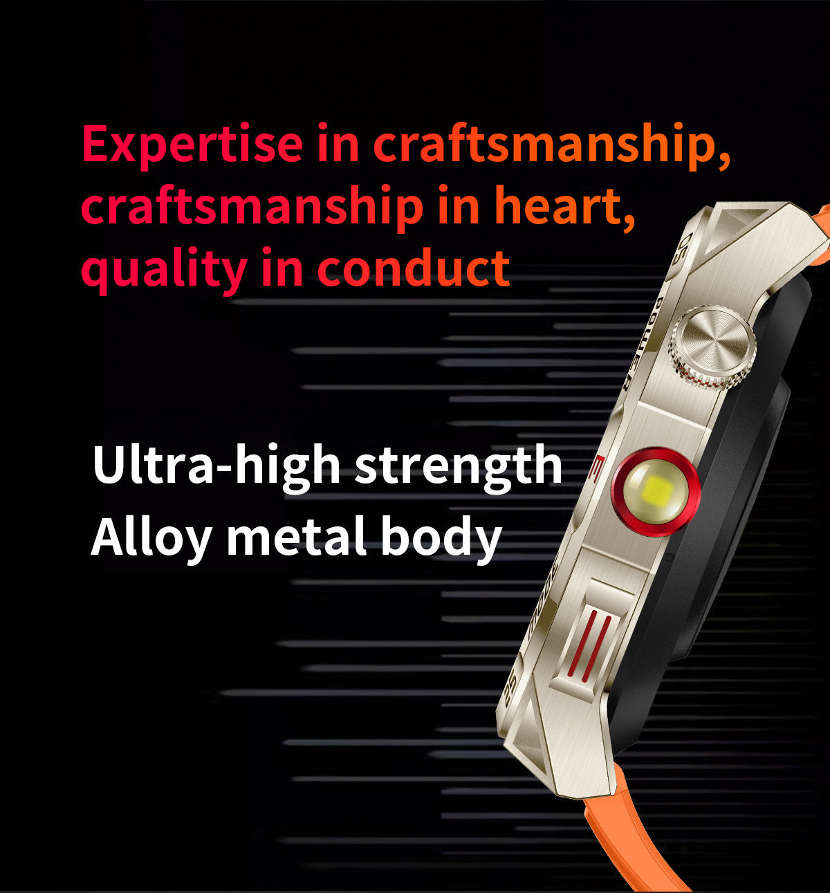 HT28Smart Watch Bluetooth Call True Heart Rate Step Sleep Breathing Training Deep Waterproof Flashlight Sports