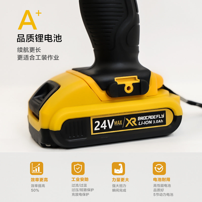 Factory direct sales48Hourly Delivery DW10mm Lithium Electric Hand Drill Set Multifunctional Lithium Electric Hand Drill