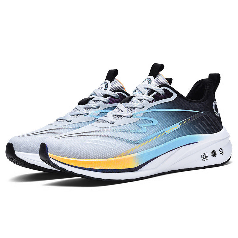 2025Large Size Marathon Running Shoes for Men and Women, Outdoor Aerobic Running, Lightweight and Breathable, Student Physical Test Running Shoes