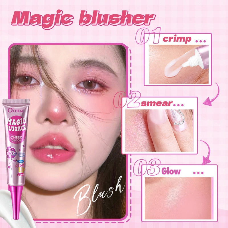 Magic Color Changing Blush Philippines30ml Large Capacity Slightly Tipsy Nude Moisturizing Liquid Blush Matte Liquid Rouge