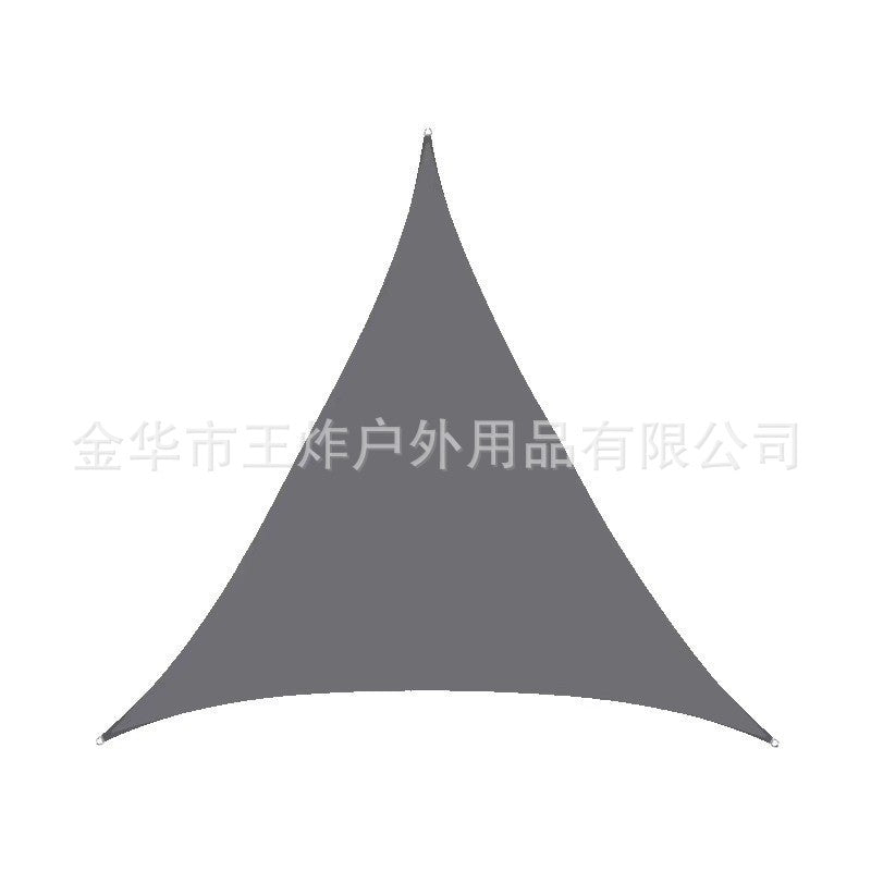 210D Sunshade Sail Camping Sun Protection Triangle Canopy Courtyard Garden Sun Protection Triangle Canopy Beach Sun Protection Sunshade Sail