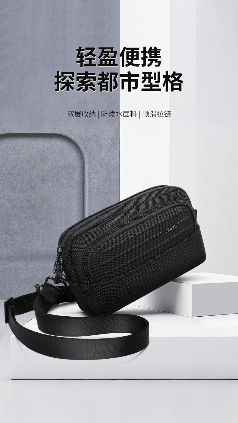 ozuko Men's Clutch Bag Multi-Functional Portable Small Crossbody Bag Travel Commute Lightweight Trendy Brand Storage Men's Bag