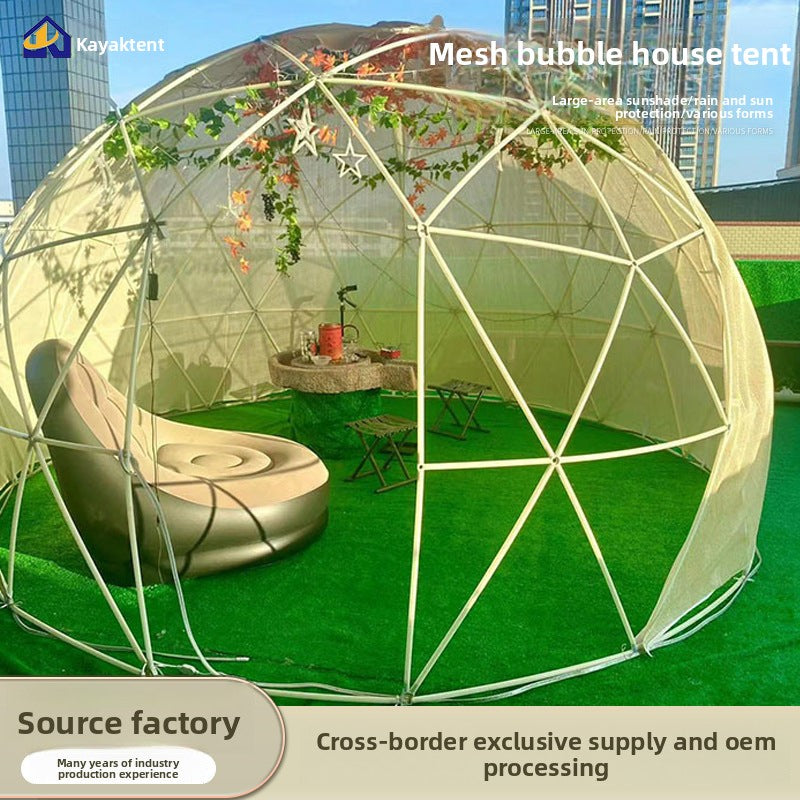 Starry Sky Room Bubble House Mesh Sun Room Internet Celebrity Restaurant Tent Hotel Outdoor Leisure Room Outdoor Tea Room Tent